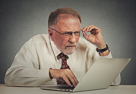 Senior Struggling to Read Senior Struggling to Read